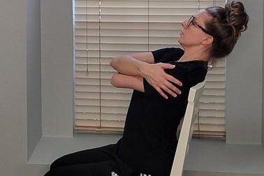 Star Exercise of the Week: Thoracic Extension Stretch in a Chair