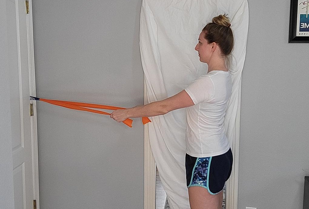 Star Exercise of the Week: Rows with a Resistance Band