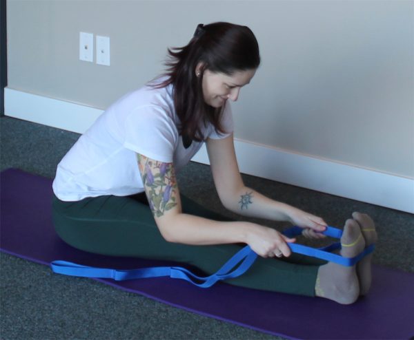 FlexAbility Stretch Strap with a center Loop for Balanced Stretching